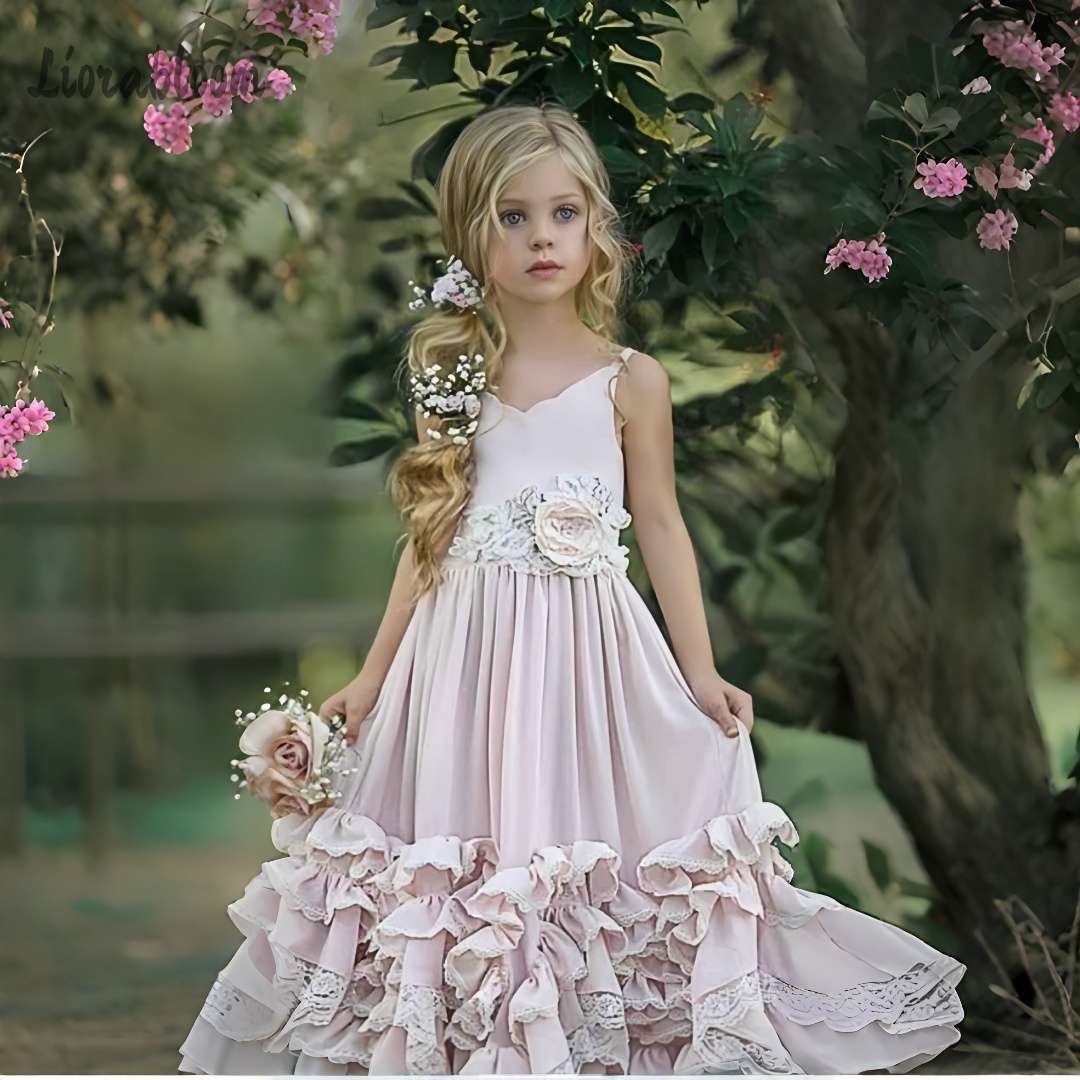 Formal Skirt - Vestido de Festa para Meninas com