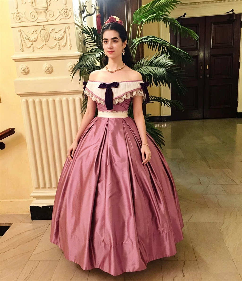 Evening Gown - Vestido de Gala Retrô Vitoriano para