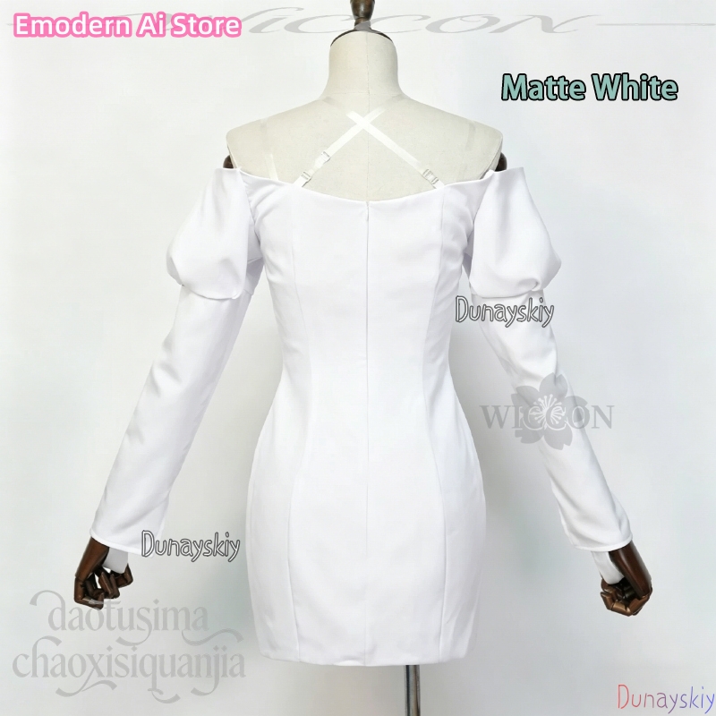 Novo Vestido Branco CAFE Cross - Evening Gown avaliação e preço