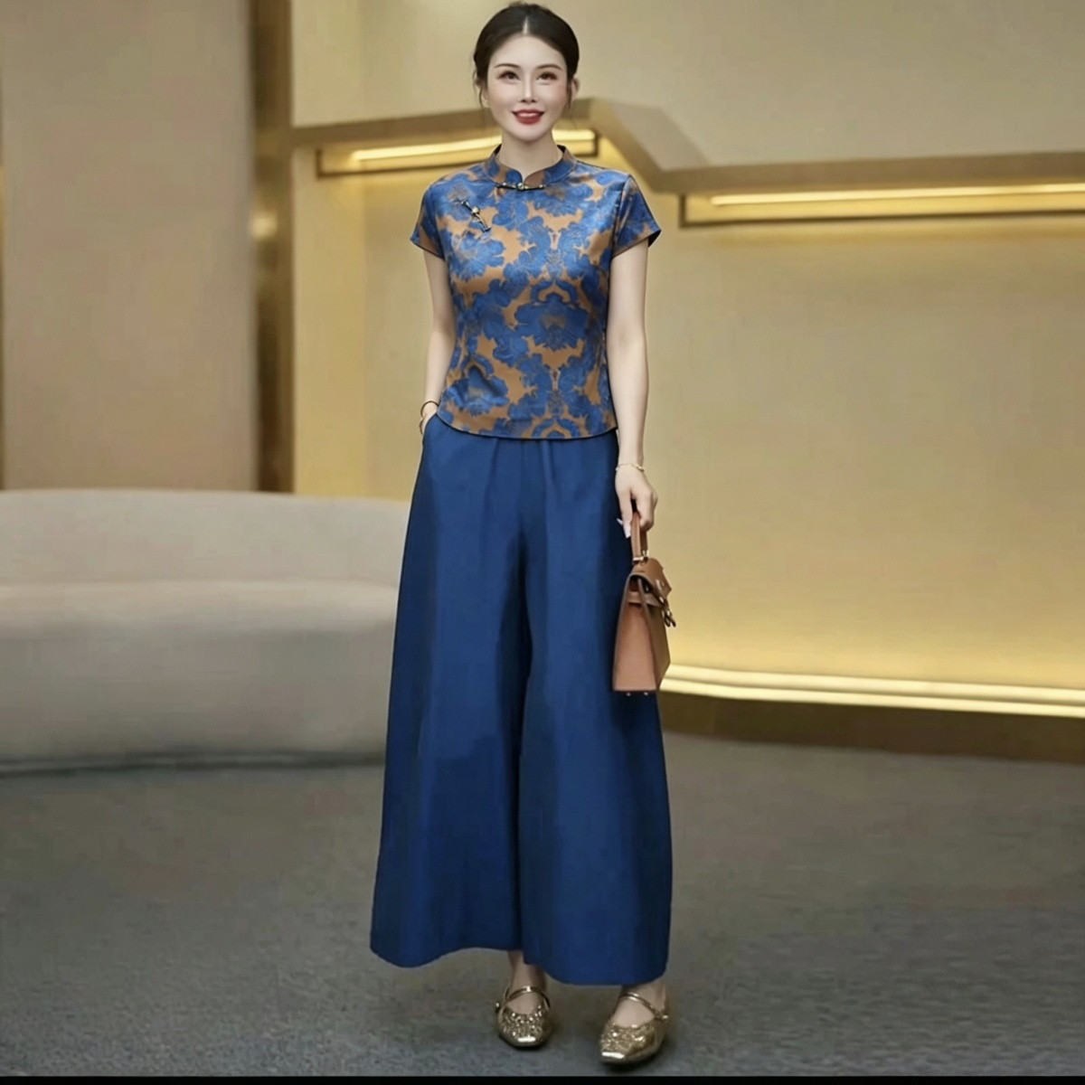 Conjunto de duas peças de verã - Silk Blouse avaliação e preço
