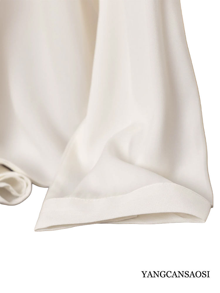 Camisa de Manga Longa Versátil - Silk Blouse avaliação e preço