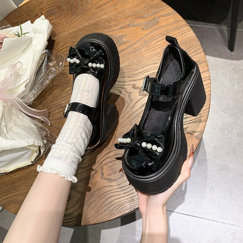 Sapatos Lolita 2026 Pretos com - Womens Heels avaliação e preço