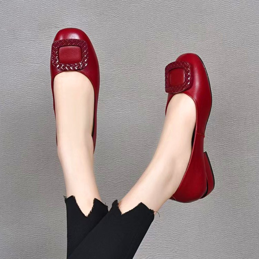 Sapatos de Couro Macio com Sol - Womens Heels avaliação e preço