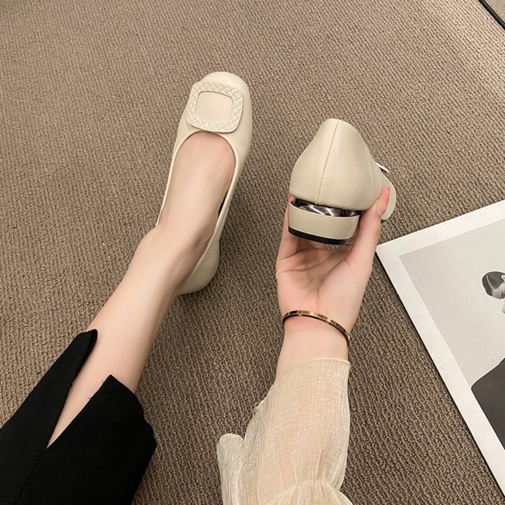 Sapatos de Couro Macio com Sol - Womens Heels avaliação e preço