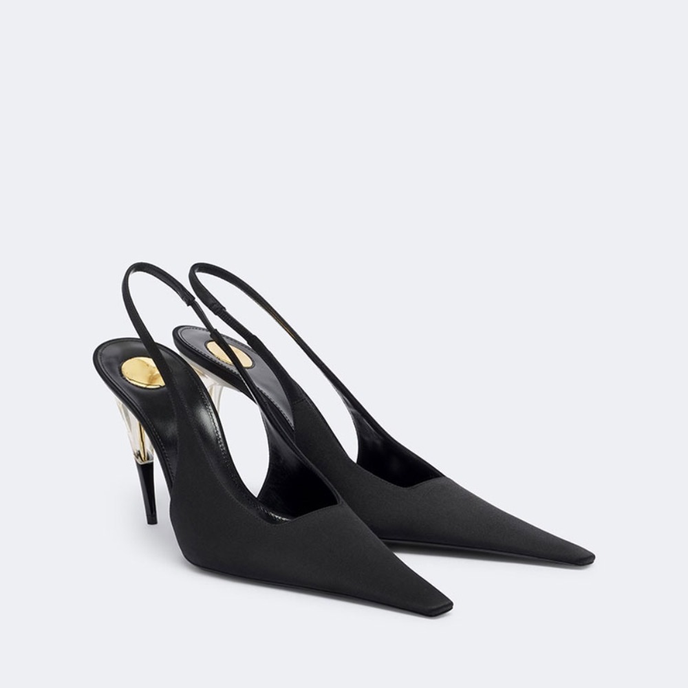Sapatos femininos de cetim com - Formal Dress avaliação e preço