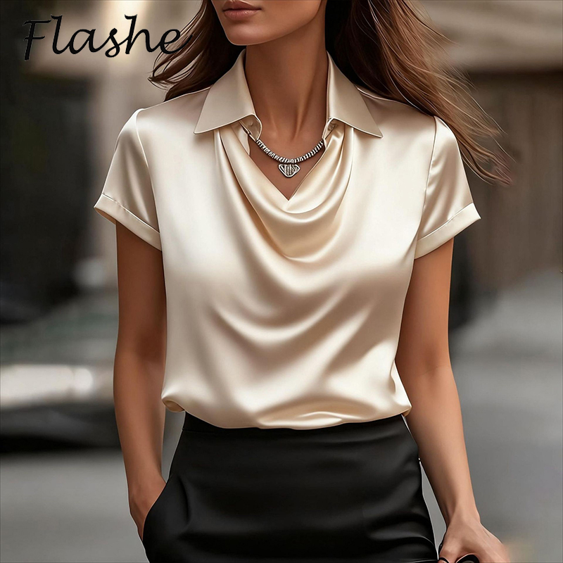 Todos os jogos camisa de cetim - Silk Blouse avaliação e preço