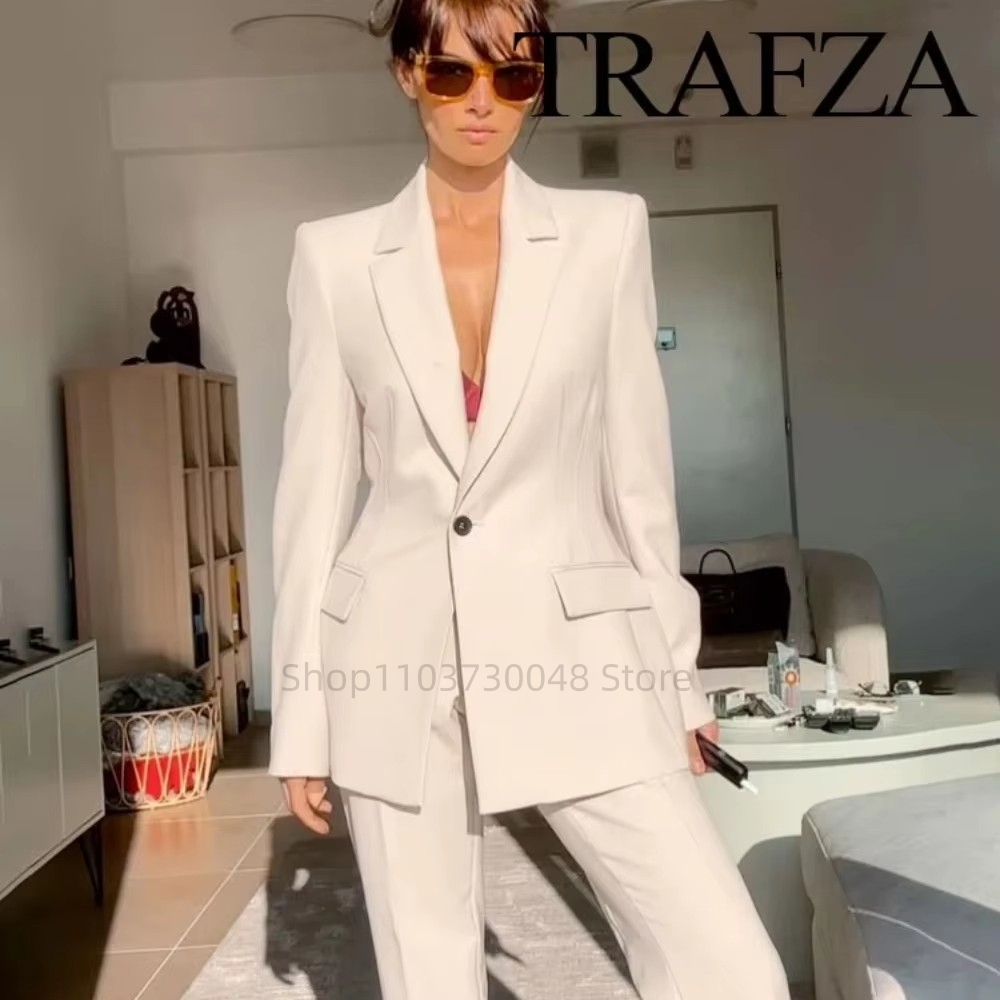 Conjunto de Blazer e Calças pa - Women'S Red Formal Wear avaliação e preço
